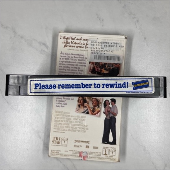 EUC My Best Friend's Wedding (1997) VHS - Picture 6 of 6